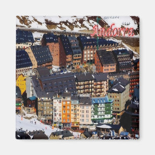 Imã zAD006 - ANDORRA panorama - Fridge