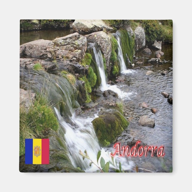 Imã zAD014 ESTANY DE TRISTAINA DE BAIX Andorra, Fidge (Frente)