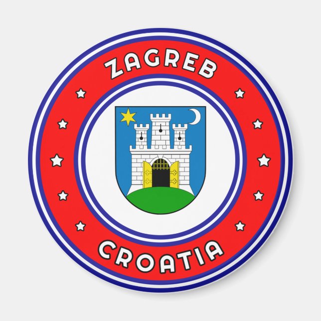 Imã Zagreb Casaco de Armas Croácia (Frente)