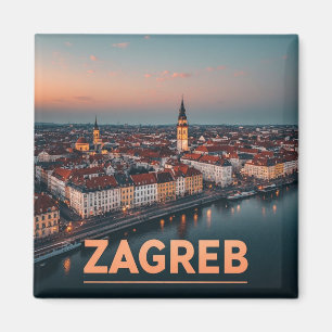 Imã Zagreb Croácia Cidade Velha História Arquitetura