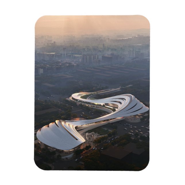 Ímã Zaha Hadid Art & Culture Center (Vertical)