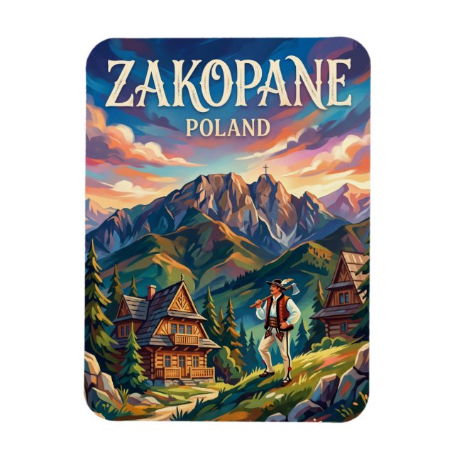 Ímã Zakopane Polônia (Vertical)