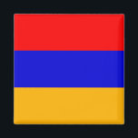 Imã zAM001 Armenian FLAG Armênia, frigorífico<br><div class="desc">Aqui você encontrará o souvenir das suas férias. Esta categoria contém imãs de geladeira de muitos locais na Ásia. (zAM001 Armenian FLAG Armênia, Imã de geladeira). Amplie amigos e parentes com as lembranças únicas de sua viagem de excelente. Tente-nos. #LeoPepeDesign - república asiática da armenia, design de leopedesign, turismo de...</div>