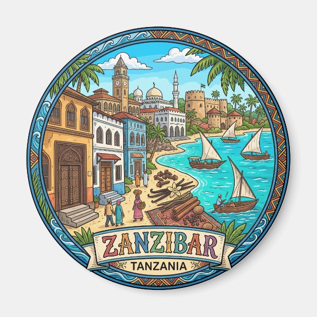 Imã Zanzibar Tanzânia (Frente)