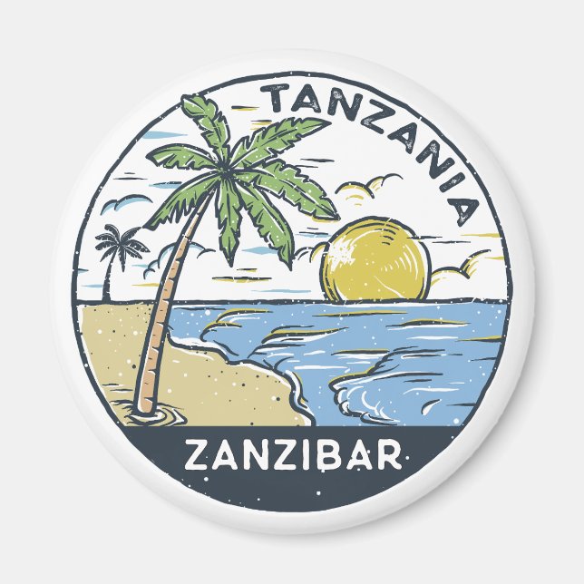 Imã Zanzibar Tanzânia Vintage (Frente)