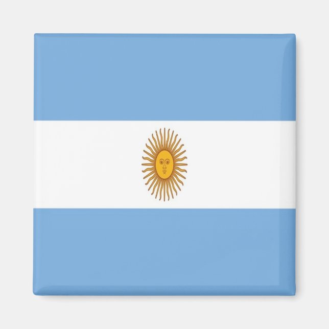 Imã zAR001 ARGENTINA FLAG, América, Fridge (Frente)