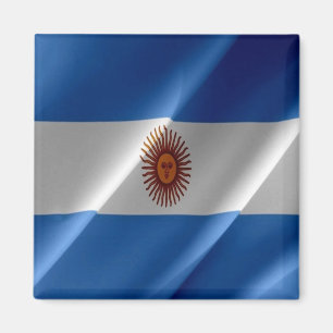 Imã zAR002 ARGENTINA, Waving Flag, America, Fridge