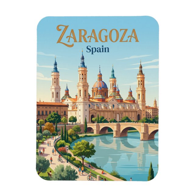 Ímã Zaragoza, Espanha (Vertical)