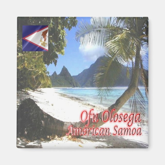 Imã zAS006 OFU OLOSEGA, Samoa Americana, Fridge (Frente)