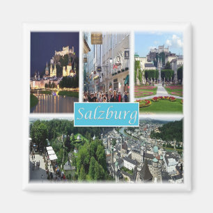 Imã zAT008 SALZBURG Áustria - Fridge