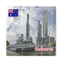 zAU042 MELBOURNE, Queens Bridge, Austrália, Fridge