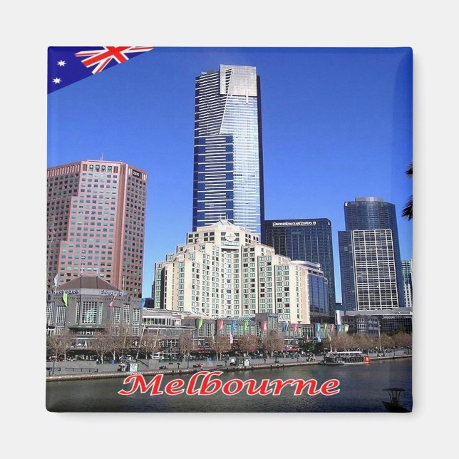 Imã zAU044 MELBOURNE, Austrália, Oceânia (Frente)