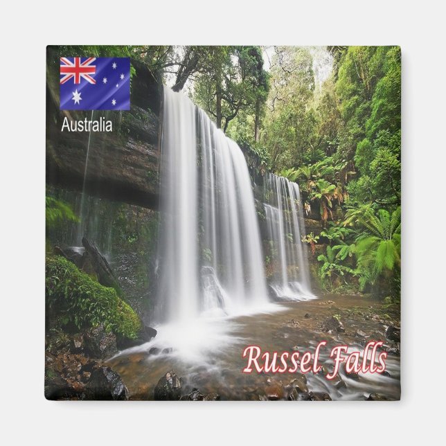 Imã zAU108 RUSSEL FALLS, Austrália, Oceânia, frigorífi (Frente)