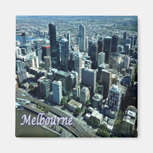 Imã zAU111 MELBOURNE, Austrália, Oceânia, frigorífico (Frente)