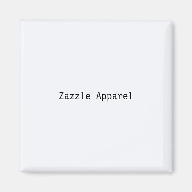 Imã Zazzle Apparel draft magnet (Frente)