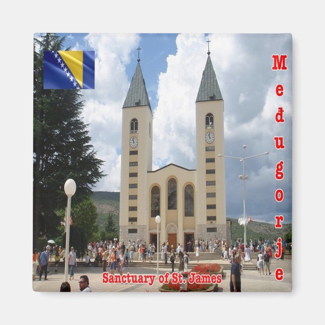 Imã zBA006 SANTUARY MEDJUGORJE Bósnia e Herzegovina (Frente)