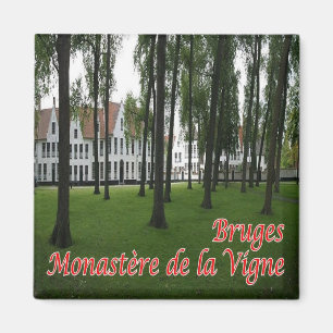 Imã zBE035 BRUGES Mosteiro da Vinha, Bélgica,