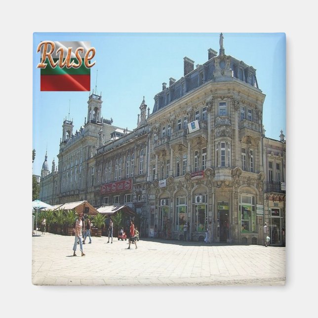 Imã zBG011 RUSE Bulgária. Frasco (Frente)