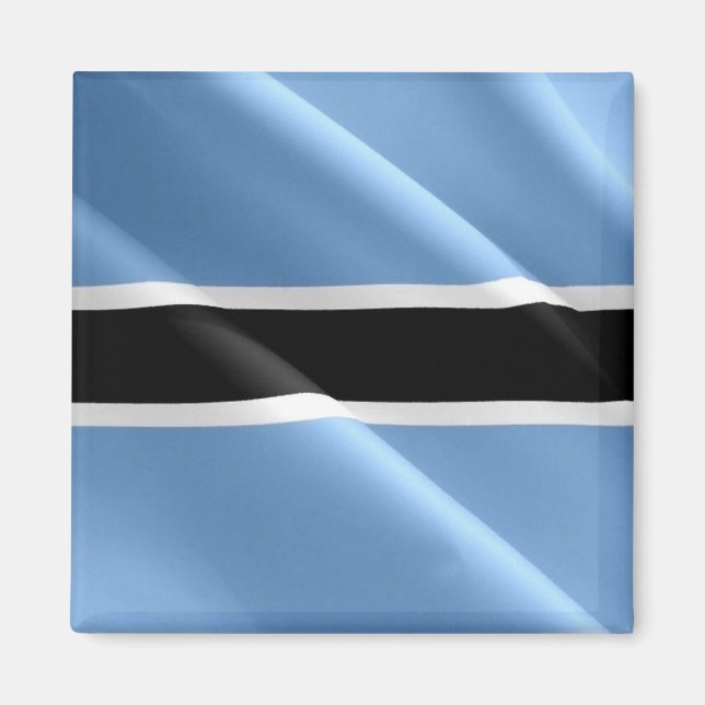 Imã ZBW002 BOTSWANA WAVING FLAG, África, frigorífico (Frente)
