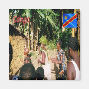 Imã zCD007 CONGO, África, frigorífico