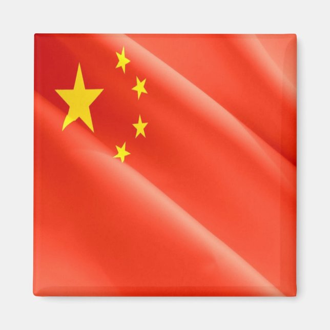 Imã zCN002 FLAG chinês acenando na China RPC, Fridge (Frente)