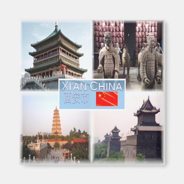 Imã zCN005 TERRACOTTA Shaanxi, XI AN, frigorífico (Frente)