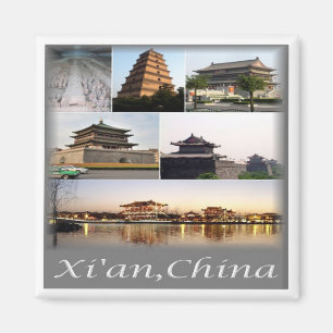 Imã zCN014 XIAN CHINA & TERRACOTTA ARMY, Ásia, Fridge