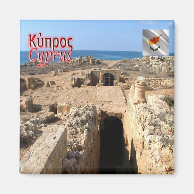 Imã zCY022 TOMBS OF THE KINGS - Cyprus - Fridge (Frente)