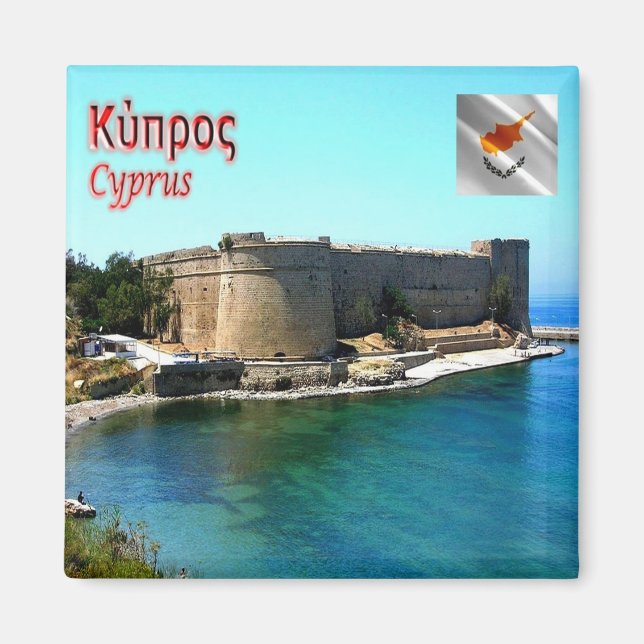 Imã zCY024 KYRENIA CASTLE Chipre, frigorífico (Frente)