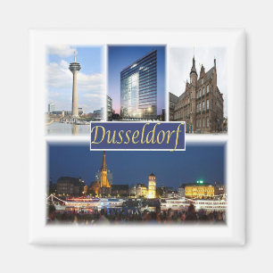 Imã zDE008 DUSSELDORF, Alemanha, Europa, Fridge