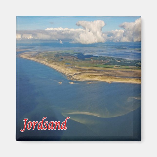 Imã zDK007 JORDSAND Ilhas Fríssias Dinamarca, Fridge (Frente)