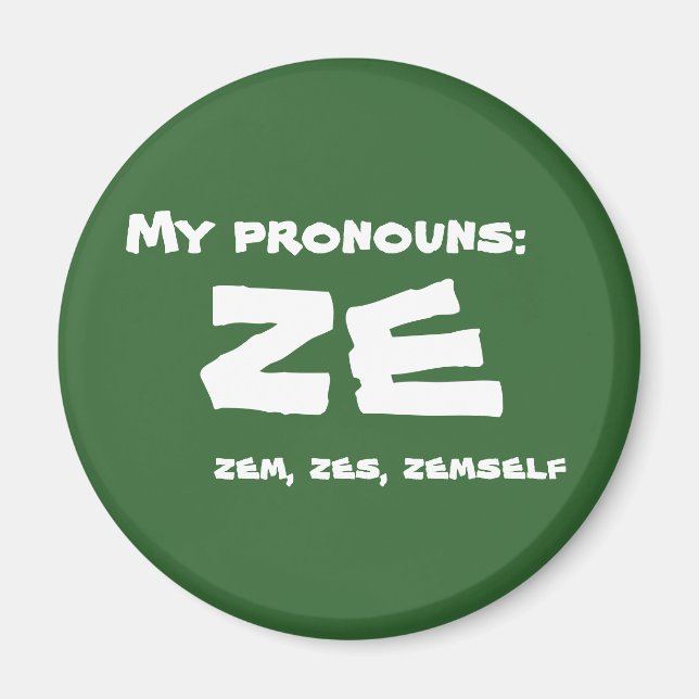 Imã Ze or Custom Pronoun (Frente)