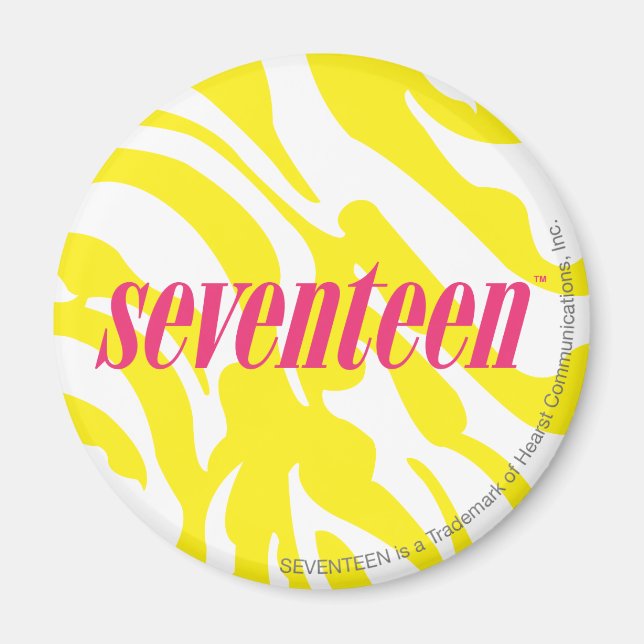 Imã Zebra Amarelo (Frente)