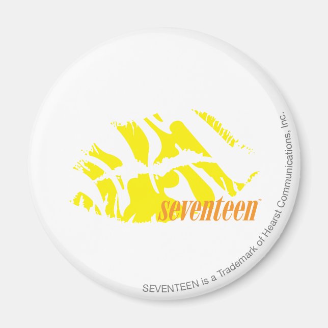 Imã Zebra Amarelo (Frente)