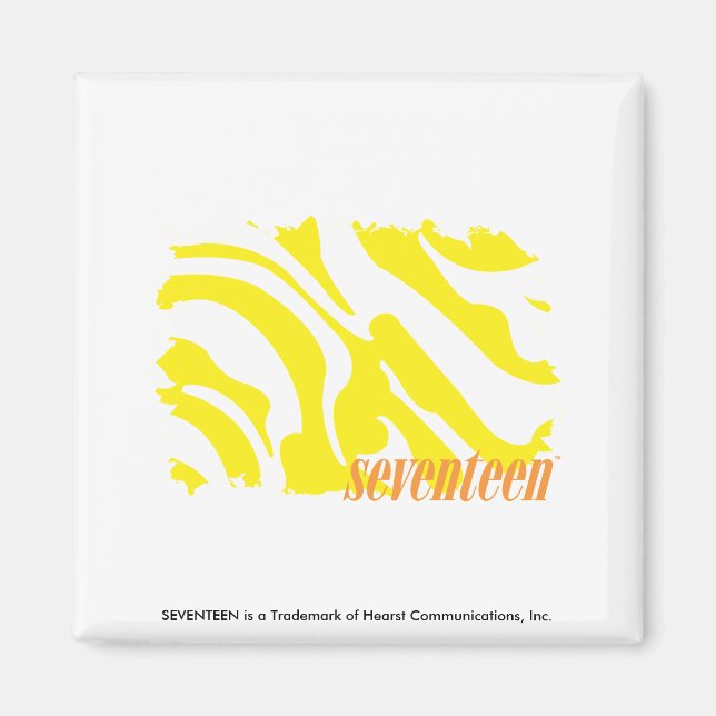 Imã Zebra Amarelo 2 (Frente)