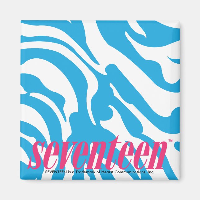 Imã Zebra Aqua (Frente)