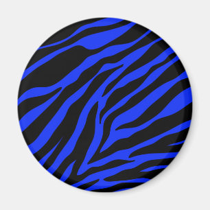 Imã zebra azul