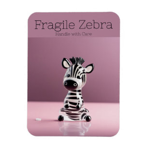 Ímã Zebra Frágil: Lidar com cuidado