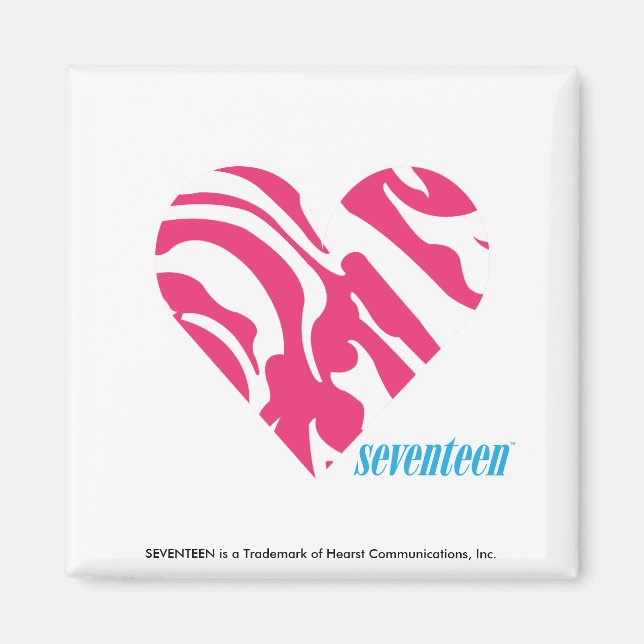 Imã Zebra Magenta 2 (Frente)