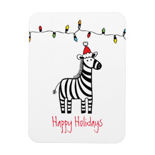 Ímã Zebra Natal Whimsic