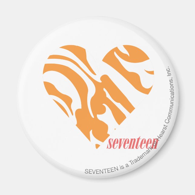 Imã Zebra Orange 2 (Frente)