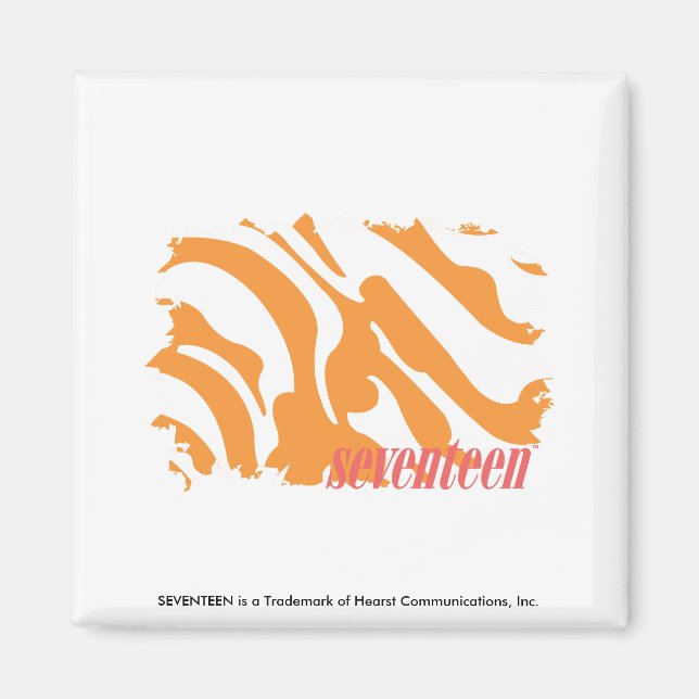 Imã Zebra Orange 4 (Frente)