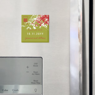 Imã Zen Bamboo Deixa Casamento Chinês Salvar A Data