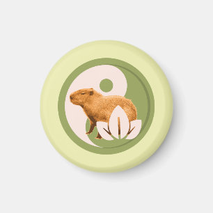 Imã Zen Capybara Yin Yang