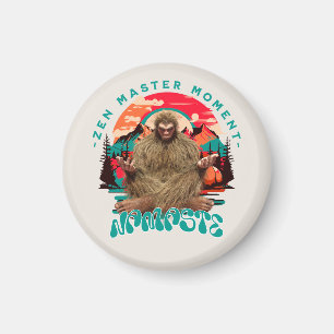 Imã Zen Master Moment - Namaste Funny Bigfoot