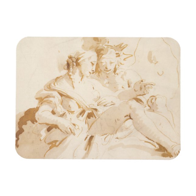 Ímã Zephyr e Flora (Horizontal)