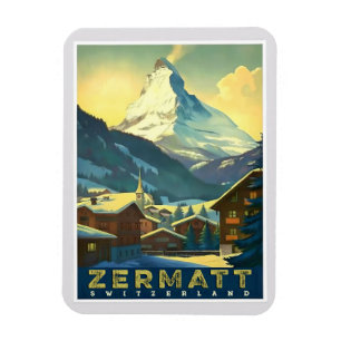 Ímã Zermatt - Capturar o Matterhorn Majestoso