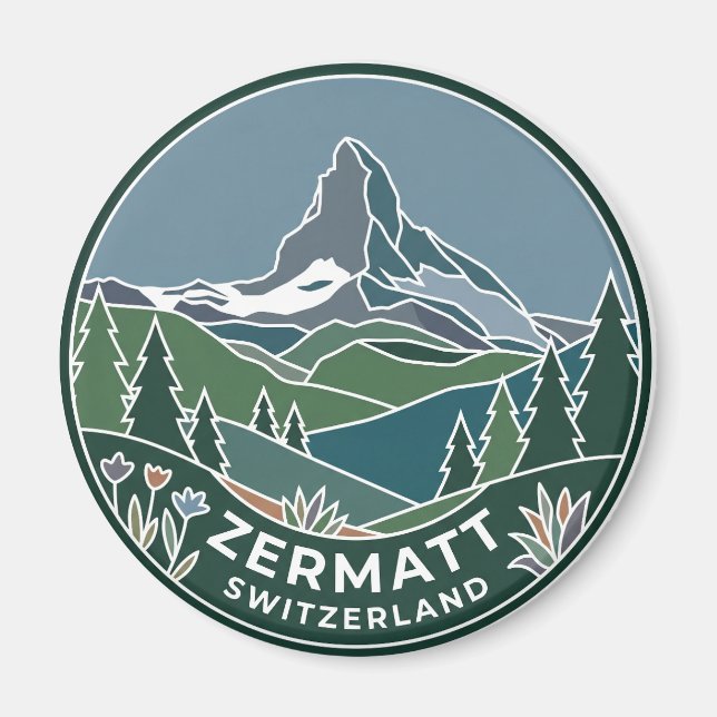 Imã Zermatt Suíça (Frente)