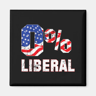 Imã Zero Porcento 0% Liberal Antigo Eua Bandeira Litic
