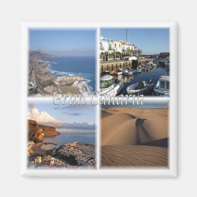 Imã zES005 GRAN CANARIA, Canárias, Espanha, frigorífic (Frente)